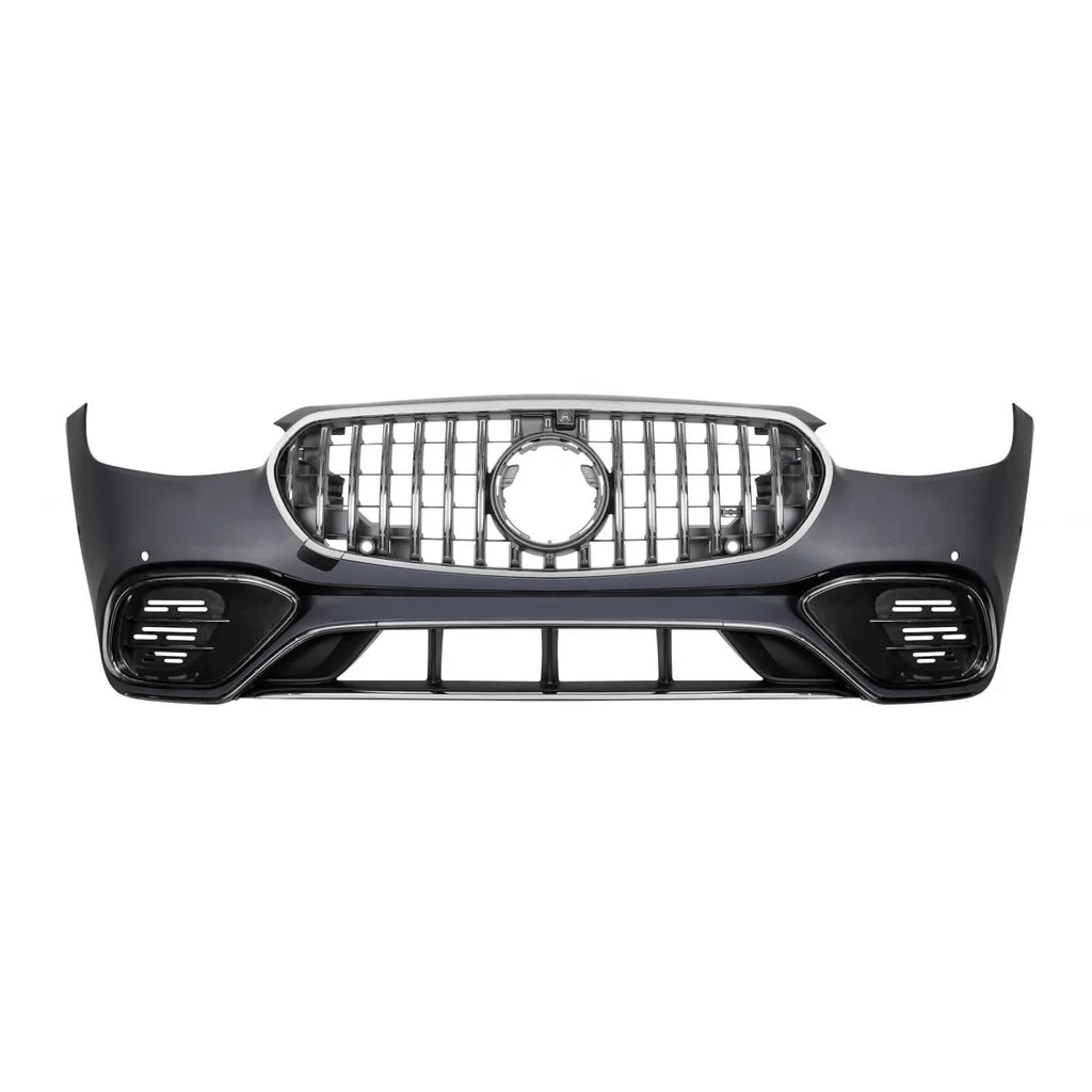 A design kit tipo S63 per Mercedes Classe S W223 lungo passo dal 2020 con fumé cromato elementi
