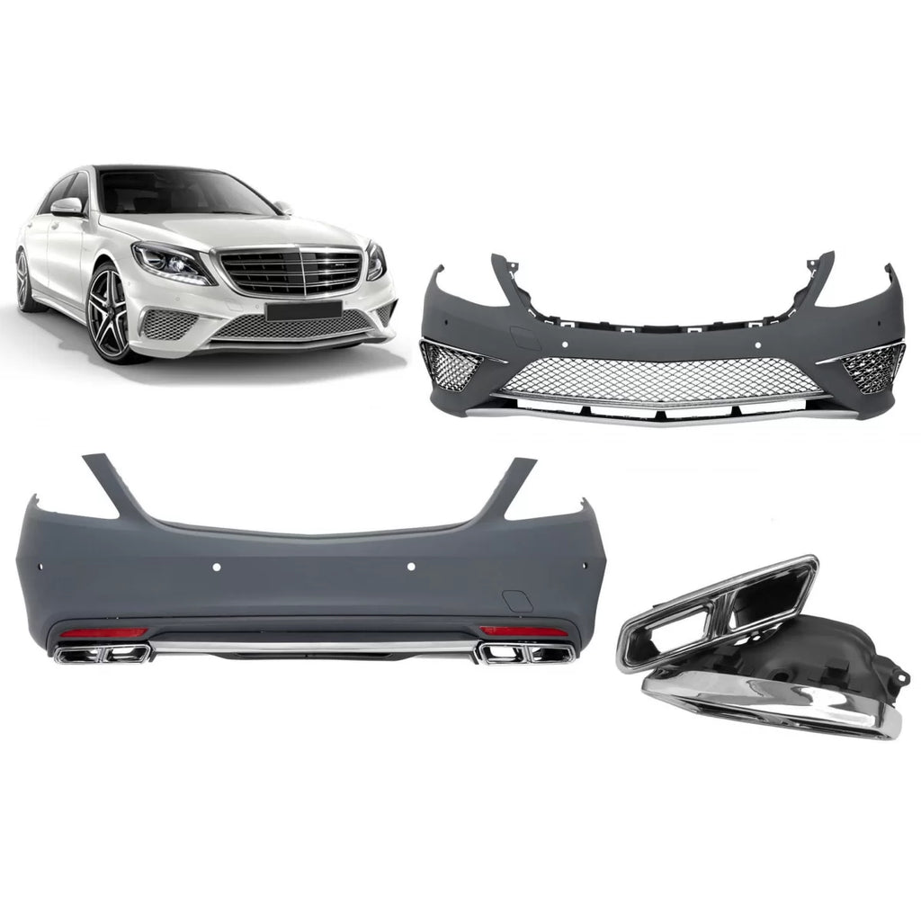 A design kit tipo S65 per Mercedes Classe S W222 2013-2017, senza Minigonne
