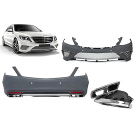 A design kit tipo S65 per Mercedes Classe S W222 2013-2017, senza Minigonne
