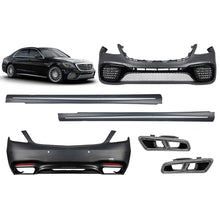 A design kit tipo S65 con Minigonne per Mercedes Classe S W222 2017-2020 lungo passo