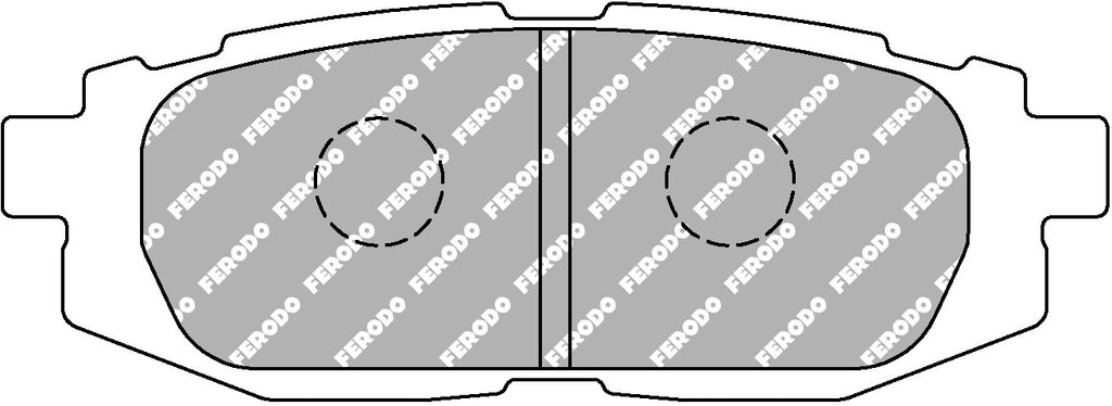 Pastiglie freni Ferodo DS Performance posteriori Subaru BRZ ZN6, Forester SJ
