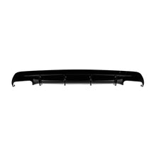 Diffusore con nero terminali tipo CLA45 per posteriore A design paraurti on Mercedes CLA C117 2016-2018, Nero lucido