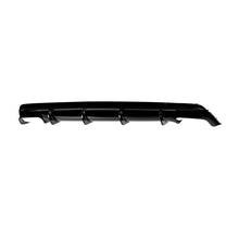 Diffusore con nero terminali tipo CLA45 per posteriore A design paraurti on Mercedes CLA C117 2013-2015, Nero lucido