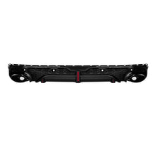 Carica l'immagine nel visualizzatore di Gallery, Diffusore RSQ7 tipo con nero Terminali di scarico per posteriore S-Line paraurti on Audi Q7 2020-2023