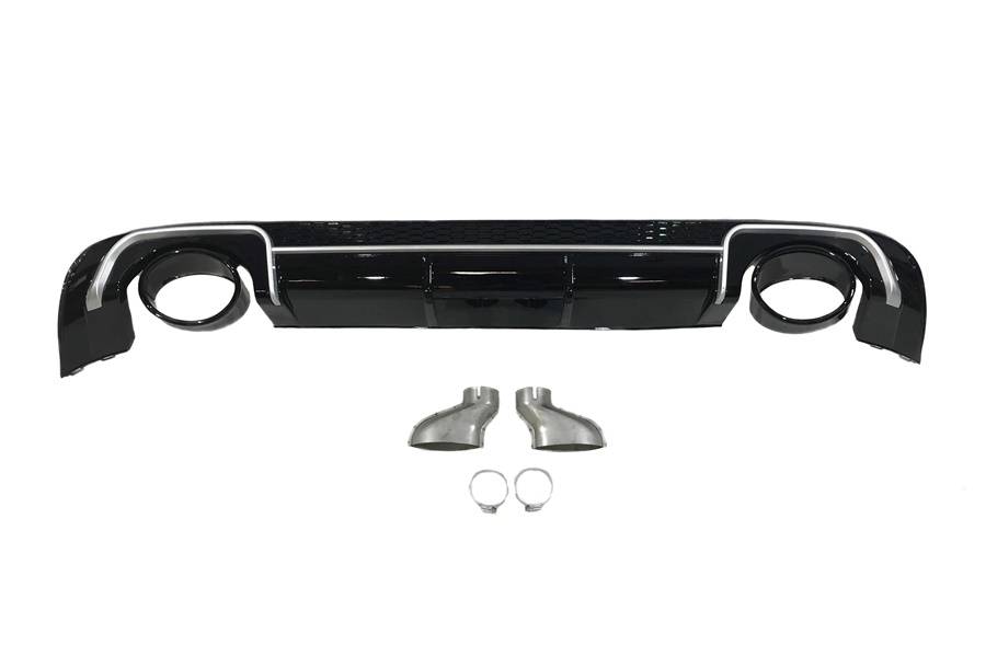 Diffusore Posteriore Audi A3 V8 4 porte (Sedan) 2013-2015 Look RS3 ABS Audi A3