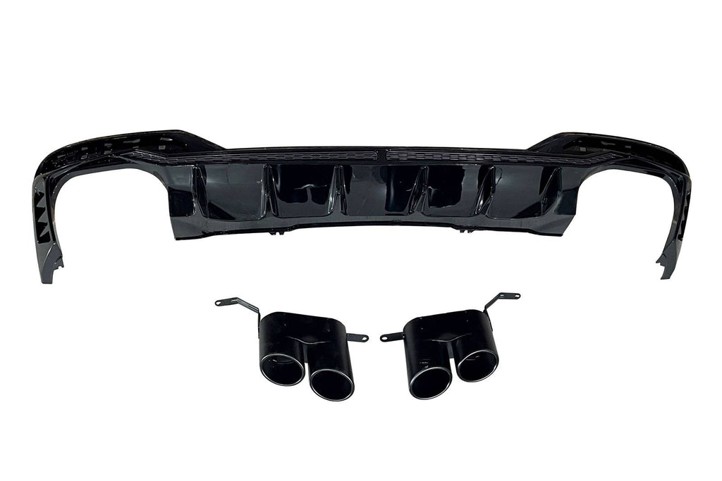 Diffusore Posteriore Audi A4 2020+ Sedan/ Avant Look RS4 Black Audi A4