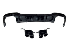 Carica l'immagine nel visualizzatore di Gallery, Diffusore Posteriore Audi A4 2020+ Sedan/ Avant Look RS4 Black Audi A4