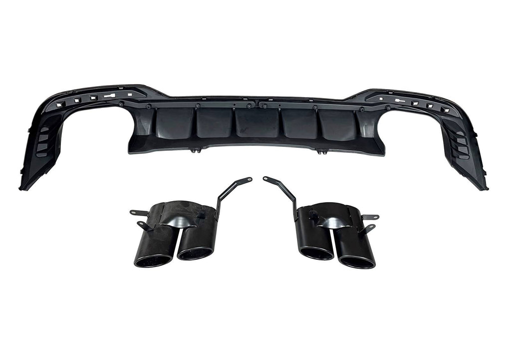 Diffusore Posteriore Audi A4 2020+ Sedan/ Avant Look RS4 Black Audi A4