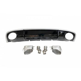 Diffusore Paraurti Posteriore Audi A4 B8 Limousine / Avant 12-15 conversione in RS4