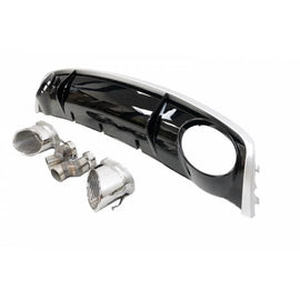 Diffusore Paraurti Posteriore Audi A4 B8 Limousine / Avant 12-15 conversione in RS4