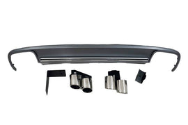 Diffusore Posteriore Audi A4 B8 Limousine / Avant 13-15 Look S4 Audi A4
