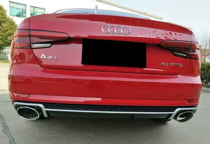 Diffusore Posteriore Audi A4 B9 2016+ Look RS4 Audi A4