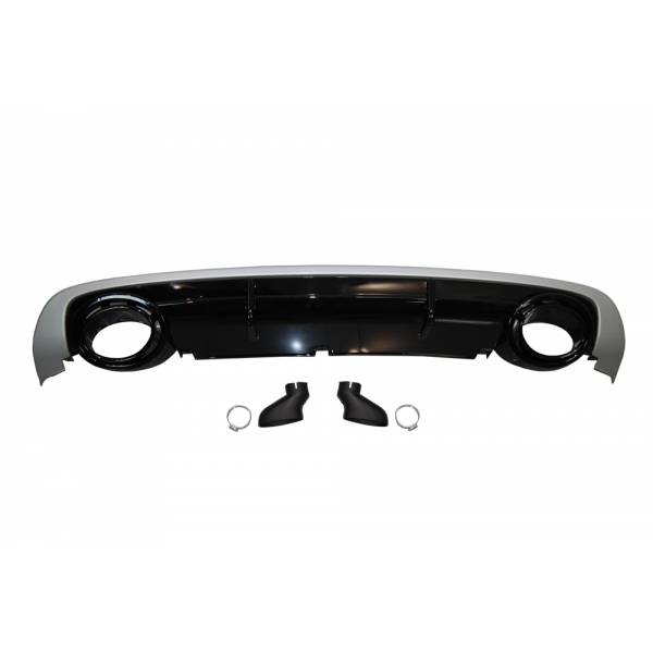 Diffusore Paraurti Posteriore Audi A6 Sedan / Avant C6 2009-2012 conversione in RS6 ABS