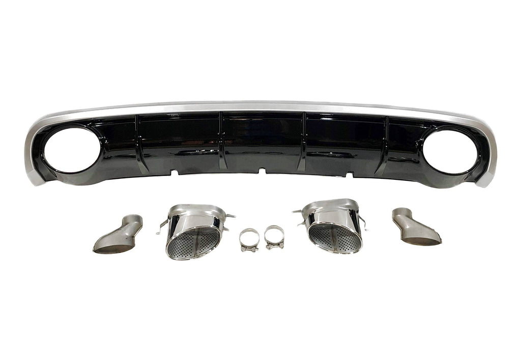Diffusore Posteriore Audi A6 Sedan / Avant C7 2011-2014 Look RS6 ABS Audi A6