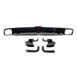 Diffusore Posteriore Audi Q8 4M 2018-2023 Look RSQ8 ABS Audi Q8 4M