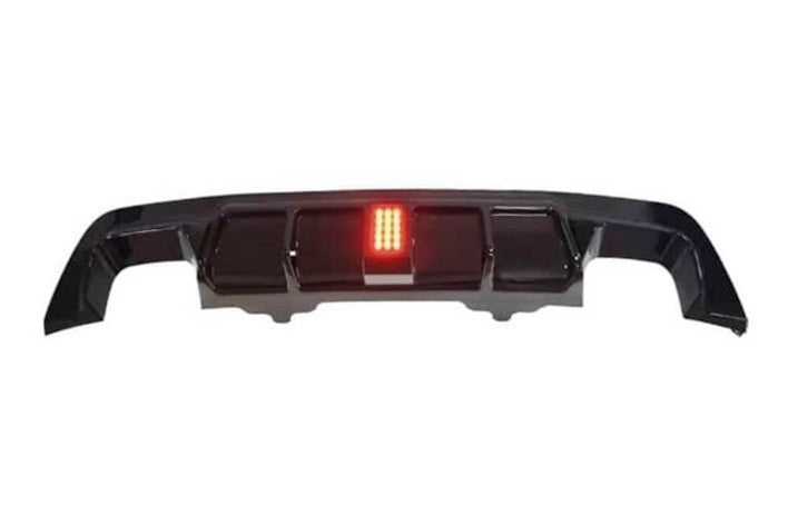Diffusore Posteriore BMW E60 look M Performance Nero lucido Luce freno a led BMW E60,E61