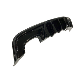 Diffusore Paraurti Posteriore BMW Serie 1 E82 / E88 conversione in M Performance Nero lucido