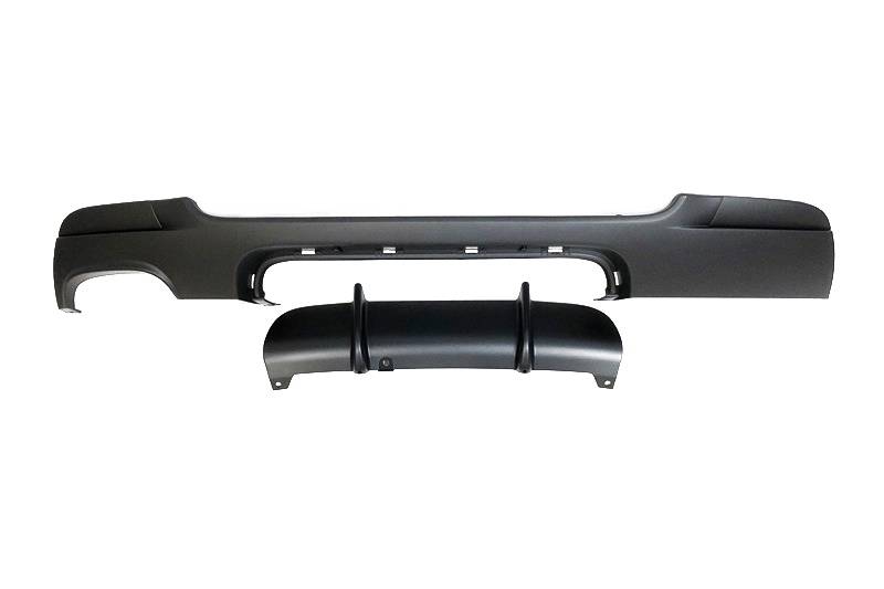 Diffusore Posteriore BMW E92 / E93 look M Performance 1 Uscite doppio BMW E92,E93