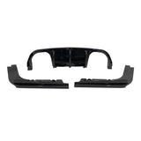 Diffusore Paraurti Posteriore BMW Serie 3 E92 / E93 conversione in M3 Nero lucido