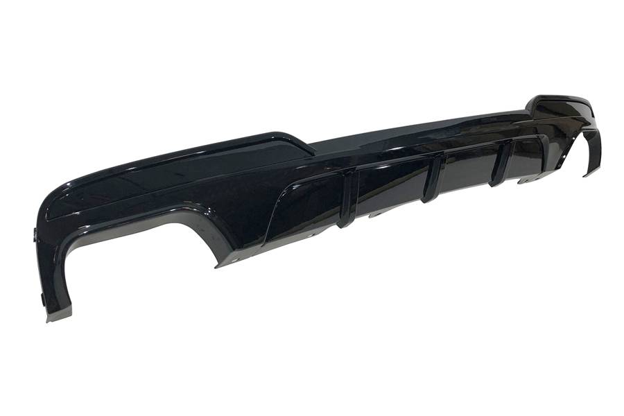 Diffusore Posteriore BMW F10/ F11 10-16 Look Performance 2 Uscite doppio Nero lucido BMW F10,F11