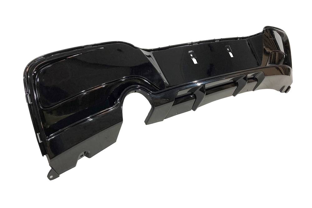 Diffusore Posteriore BMW F20 / F21 12-14 Look M-Performance 1 Uscite doppio Nero lucido BMW F20