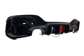 Diffusore Posteriore BMW F20 / F21 LCI 2015-2019 2 Uscite semplici Look M Performance Nero lucido BMW F20