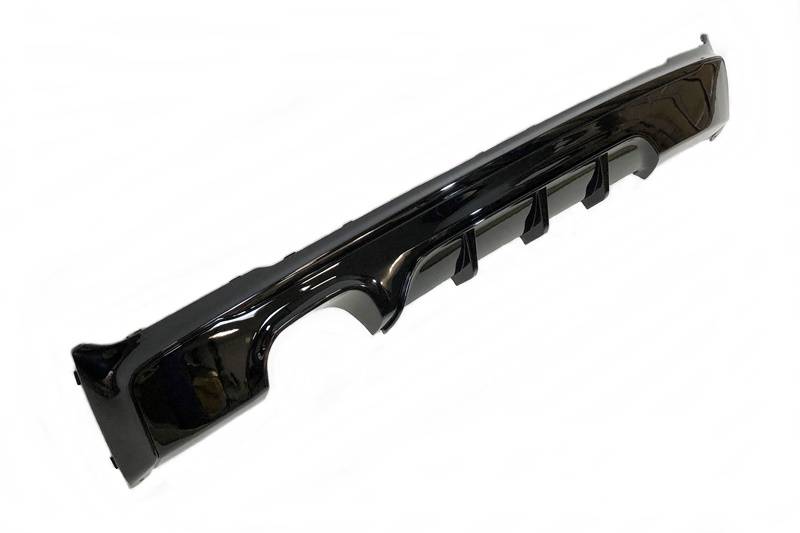 Diffusore Posteriore BMW F22 / F23 look M Performance Nero lucido 1 Uscite doppio BMW F22