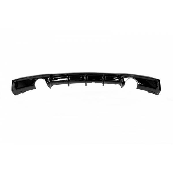 Diffusore Paraurti Posteriore BMW Serie 3 F30 / F31 conversione in M Performance 2 Uscite Nero lucido