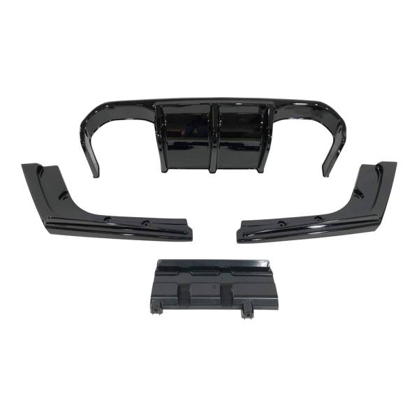 Diffusore Paraurti Posteriore BMW Serie 3 F30 / F31 conversione in M3 Nero lucido