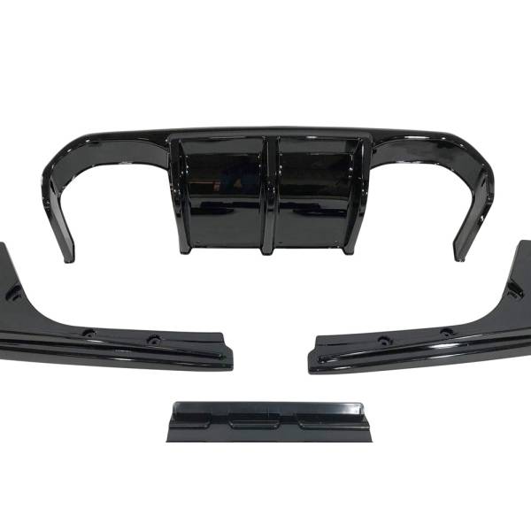 Diffusore Paraurti Posteriore BMW Serie 3 F30 / F31 conversione in M3 Nero lucido