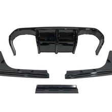 Carica l&#39;immagine nel visualizzatore di Gallery, Diffusore Paraurti Posteriore BMW Serie 3 F30 / F31 conversione in M3 Nero lucido