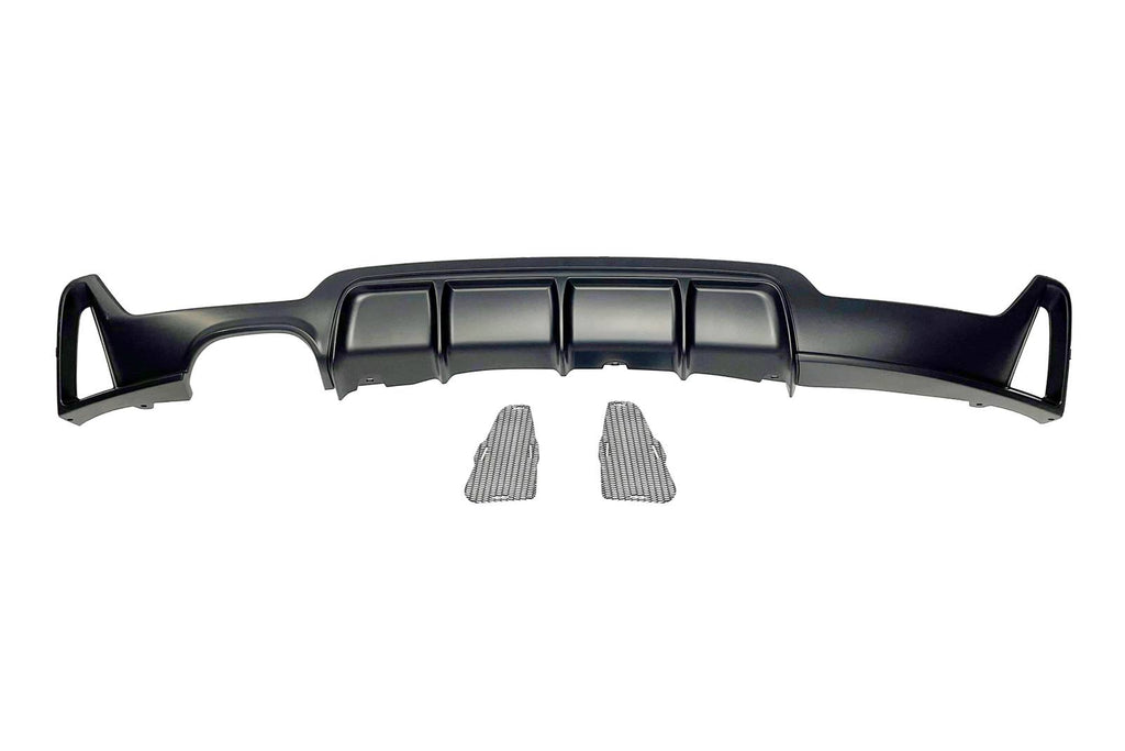 Diffusore Posteriore BMW F32 / F33 / F36 Look M Performance 1 Uscite doppio BMW F32