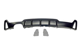 Diffusore Posteriore BMW F32 / F33 / F36 Look M Performance 1 Uscite doppio BMW F32