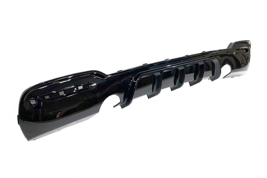 Diffusore Posteriore BMW F34 GT 2 semplici uscite Nero lucido BMW F34