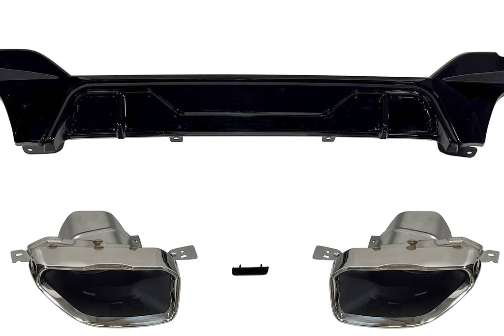 Diffusore Posteriore BMW G20 / G21 340 Look M Performance Nero lucido BMW G20