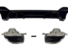 Carica l'immagine nel visualizzatore di Gallery, Diffusore Posteriore BMW G20 / G21 340 Look M Performance Nero lucido BMW G20