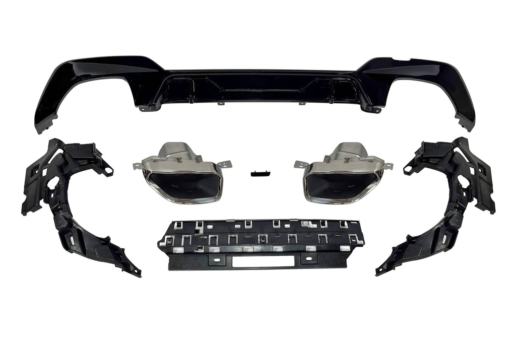 Diffusore Posteriore BMW G20 / G21 340 Look M Performance Nero lucido BMW G20