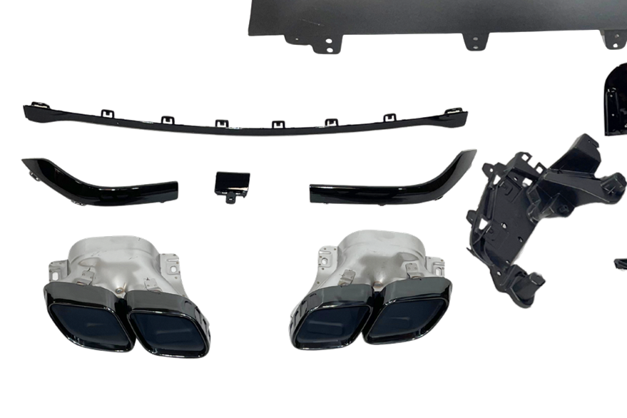 Diffusore Posteriore Mercedes C254 GLC 2023+ Coupe look AMG GLC63 Black Mercedes X254