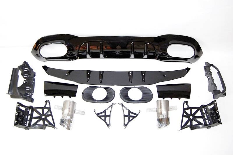Diffusore Posteriore Mercedes V177 Look AMG A35 4 Porte Mercedes V177
