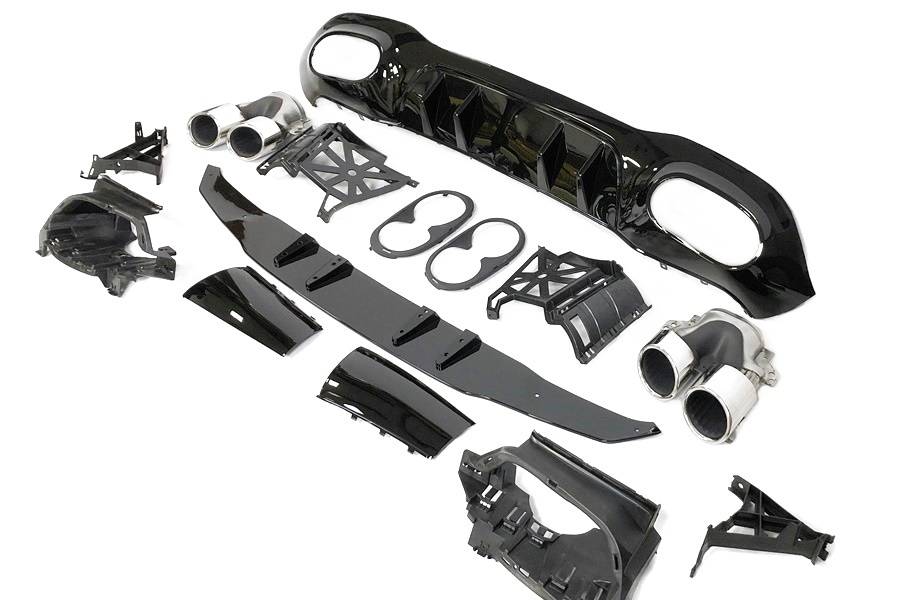 Diffusore Posteriore Mercedes V177 Look A45 4 Porte Mercedes V177