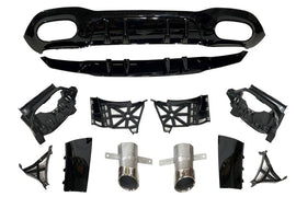 Diffusore Posteriore Mercedes V177 Look AMG A45 4 Porte Mercedes V177