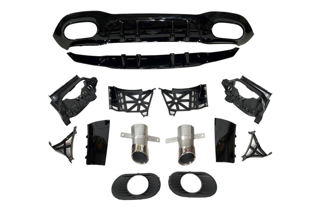 Diffusore Posteriore Mercedes V177 Look AMG A45 4 Porte Mercedes V177