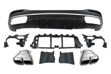 Carica l'immagine nel visualizzatore di Gallery, Diffusore Posteriore Mercedes W167 GLE 2020 Terminali Mercedes C167