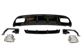 Diffusore Posteriore Mercedes W176 2012-2018 Look AMG A45 ABS Mercedes W176