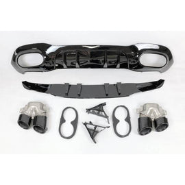 Diffusore Paraurti Posteriore Mercedes Classe A W177 AMG conversione in A45