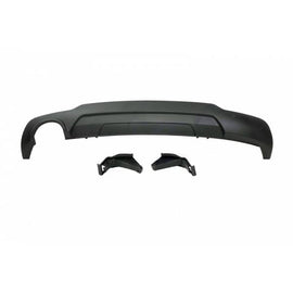 Diffusore Paraurti Posteriore Mercedes Classe C W204 07-13 conversione in AMG 1 Terminale di Scarico ABS