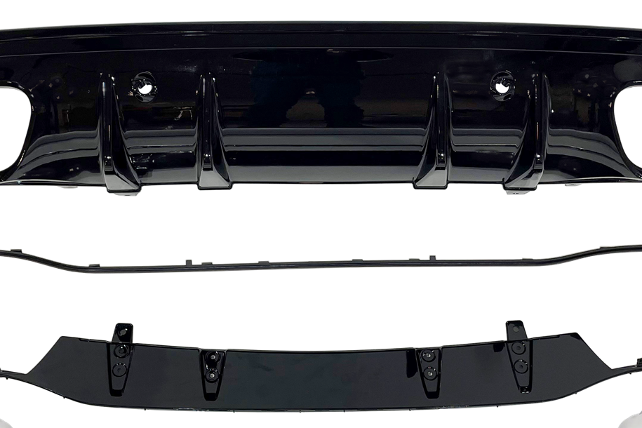 Diffusore Posteriore Mercedes W205 2019 4P / SW Look C63 ABS Mercedes W205