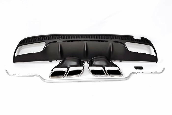 Diffusore Posteriore Mercedes W205 2014-2018 4P / STATION WAGON Look AMG C63 ABS Mercedes W205