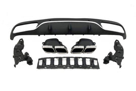 Diffusore Posteriore Mercedes W205 2014-2018 Coupe Look AMG C63 ABS Mercedes W205