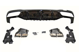 Diffusore Posteriore Mercedes W213 2016-2023 4 porte look AMG E63 ABS Mercedes W213